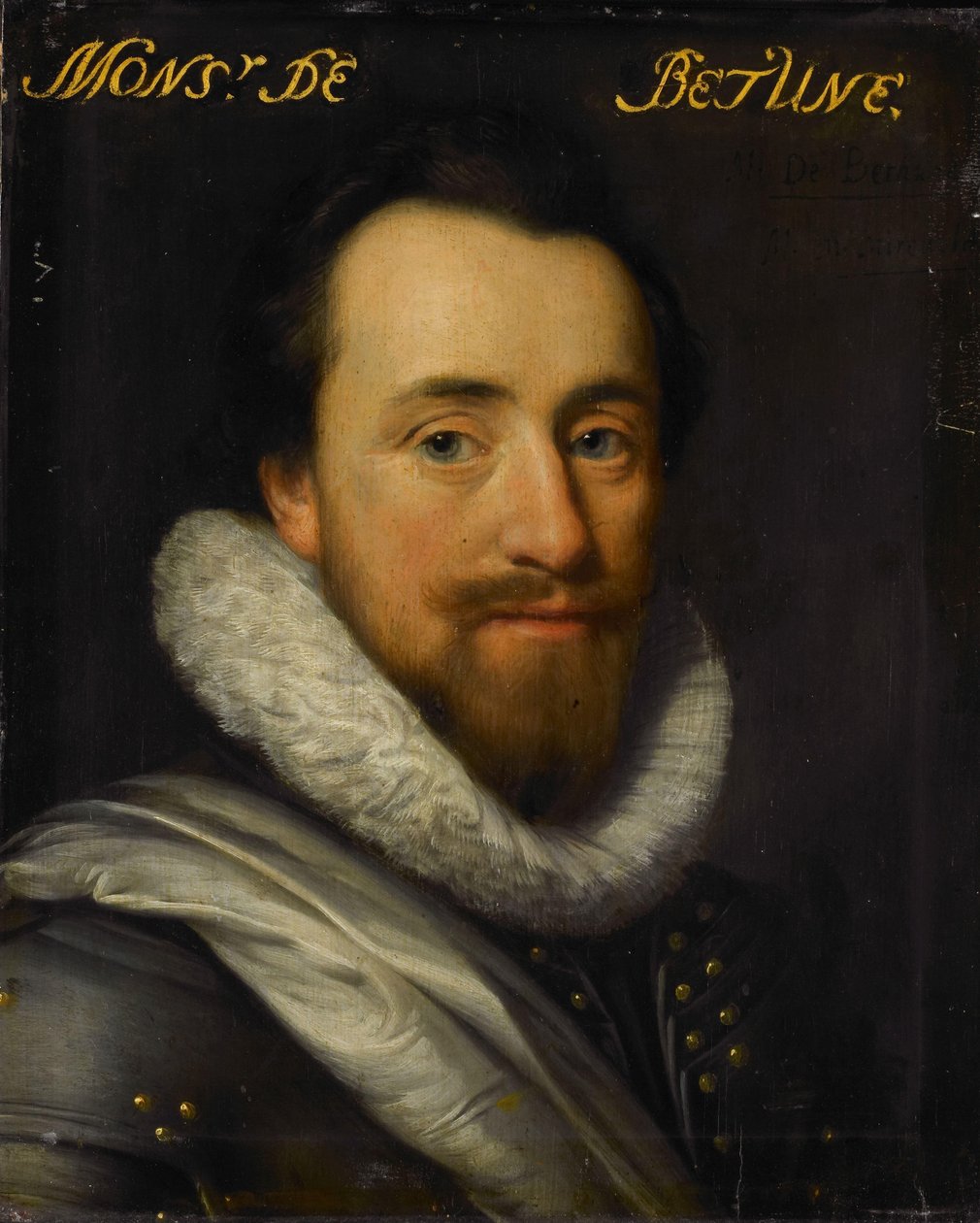 Portrett av Syrius de Bethune, Lord of Cogni, Mareuil, le Beysel, Toulon, Conegory og Chastillon av Michiel Jansz van Mierevelt (workshop of)