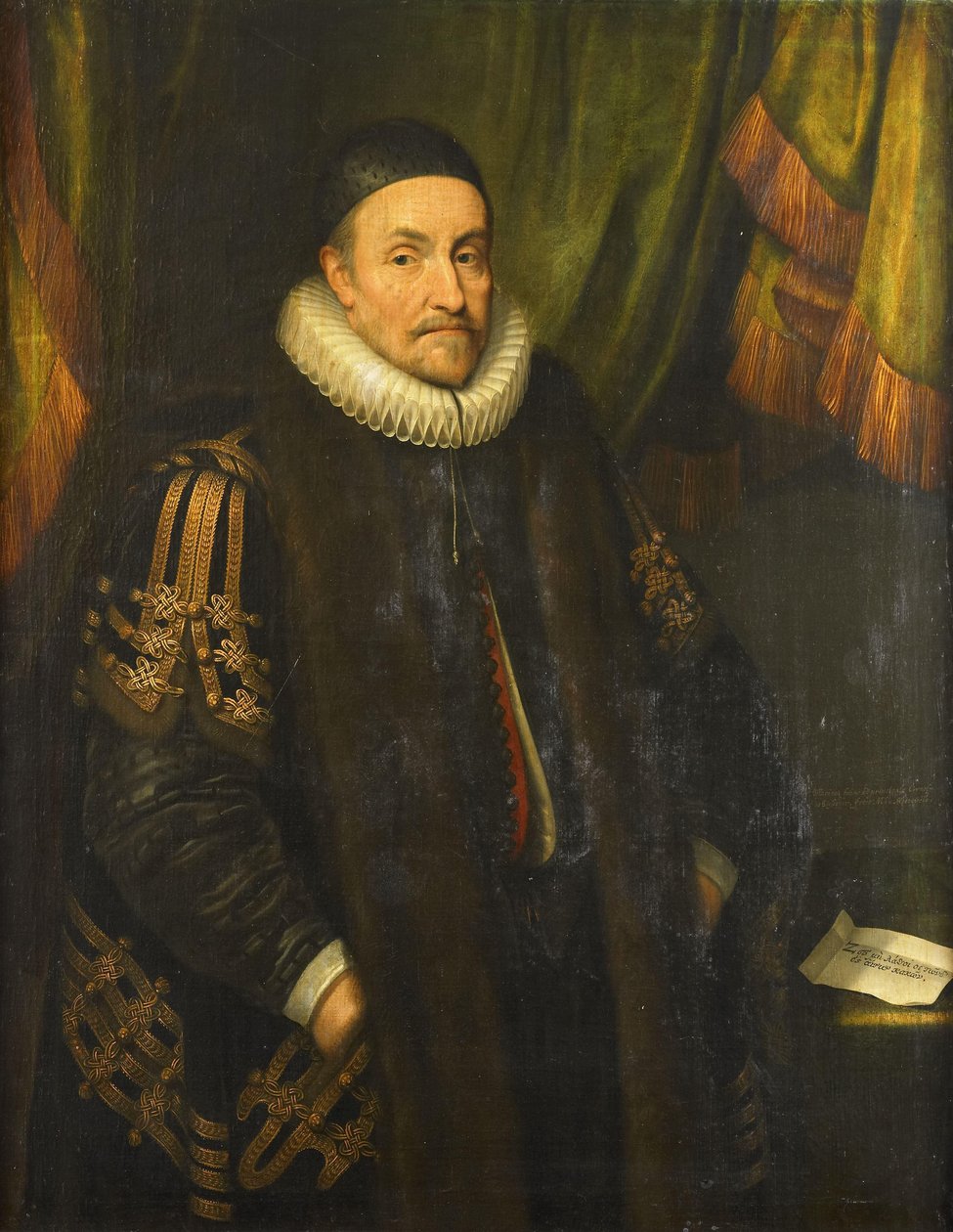 Portrett av Willem I (1533-84), prins av Orange, kalt Vilhelm den tause av Michiel Jansz van Mierevelt (workshop of)