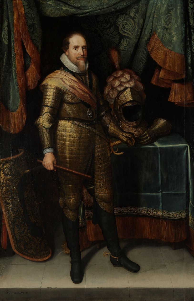 Maurits, prins av Orange (1567-1625) Portrett av Maurits (1567-1625), Prins av Oransje av Michiel Jansz van Mierevelt