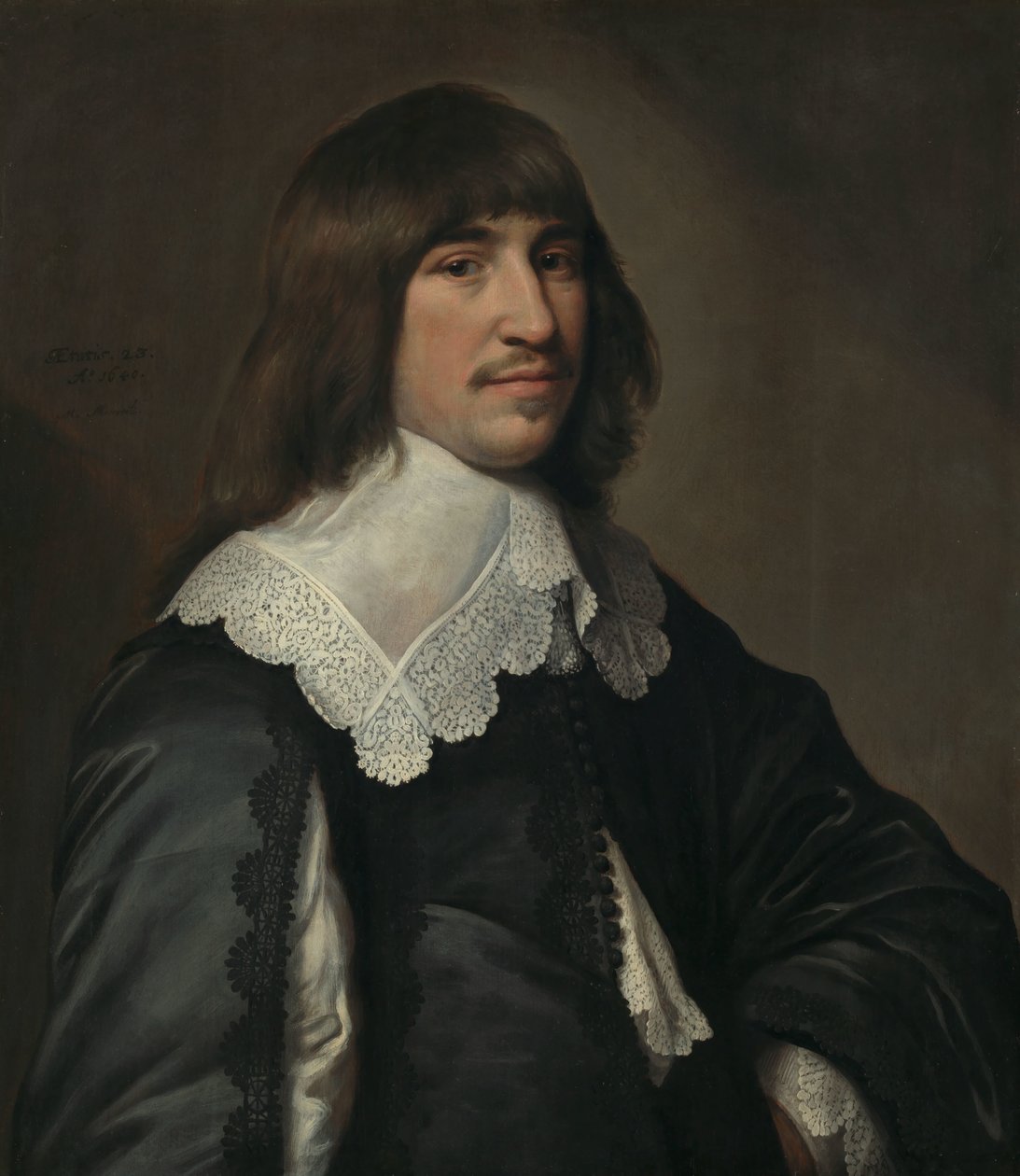 Portrett av Henrick Hooft Portrett av Henrick Hooft (1617-78) av Michiel Jansz van Mierevelt