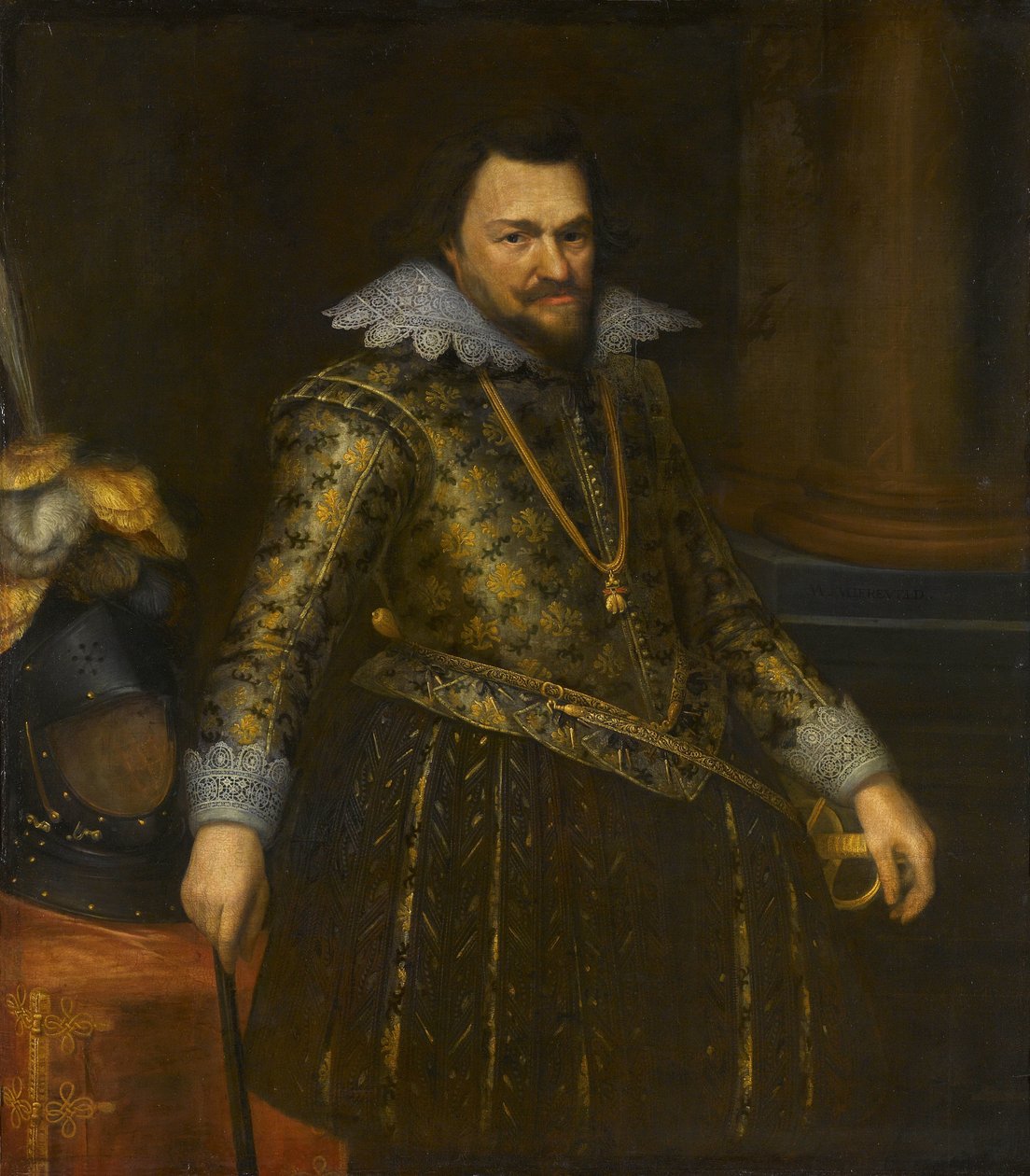 Portrett av Philips Willem (1554-1618), Prince of Orange av Michiel Jansz van Mierevelt