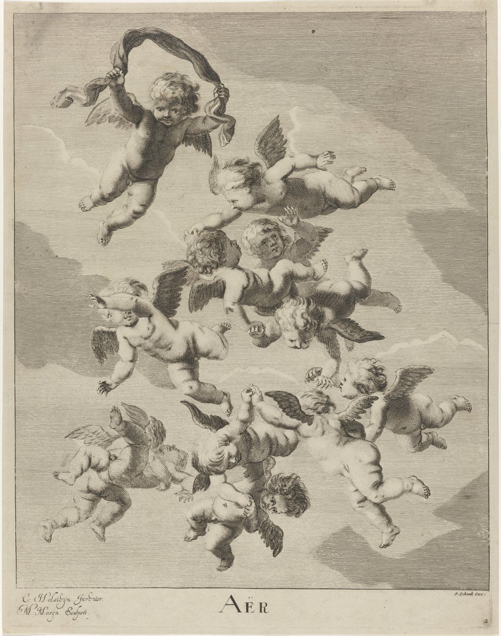 Himmel Aer (tittel på objekt) The Four Elements (serietittel) av Michiel Mosijn