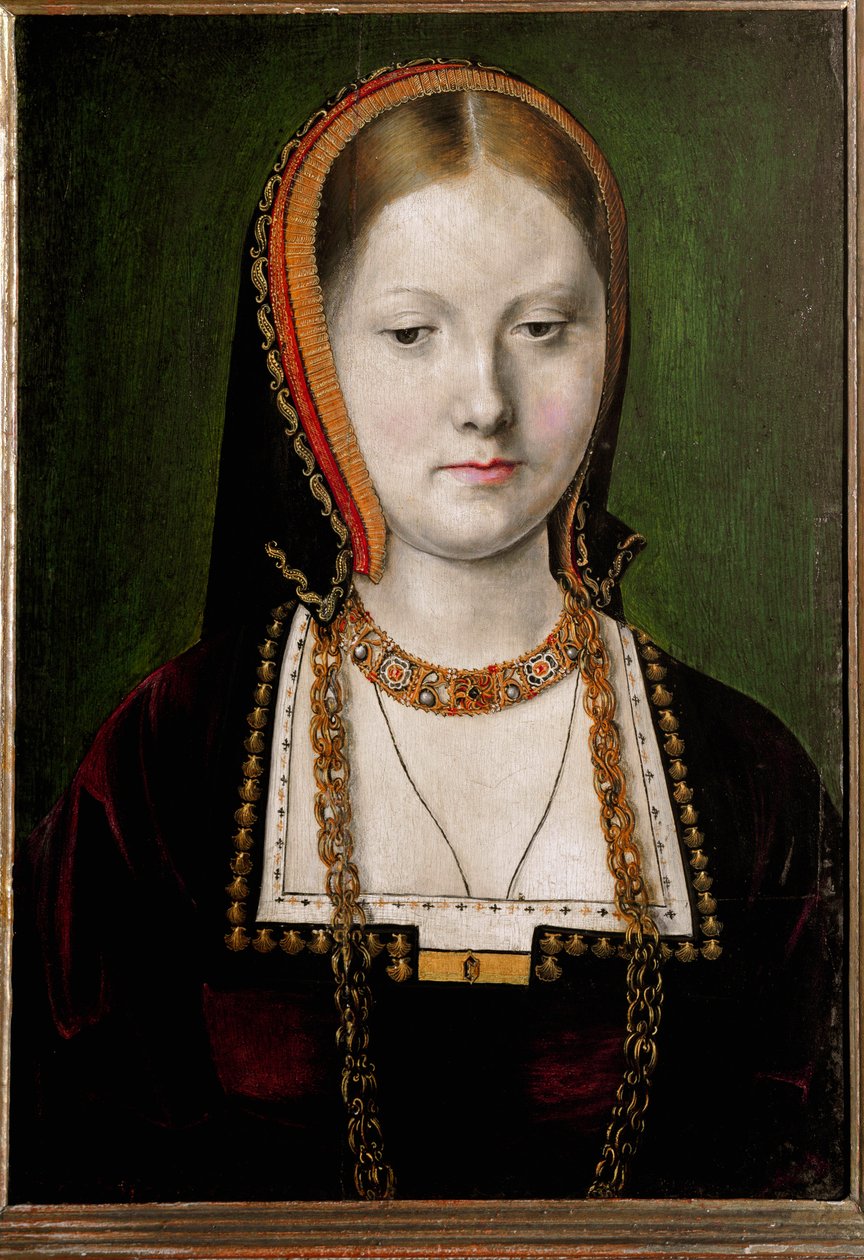 Portrett av Katarina av Aragon av Michiel Sittow