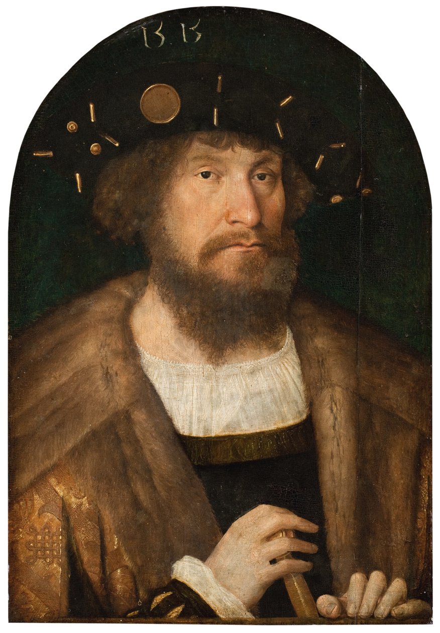 Portrett av den danske kongen Christian II av Michiel Sittow