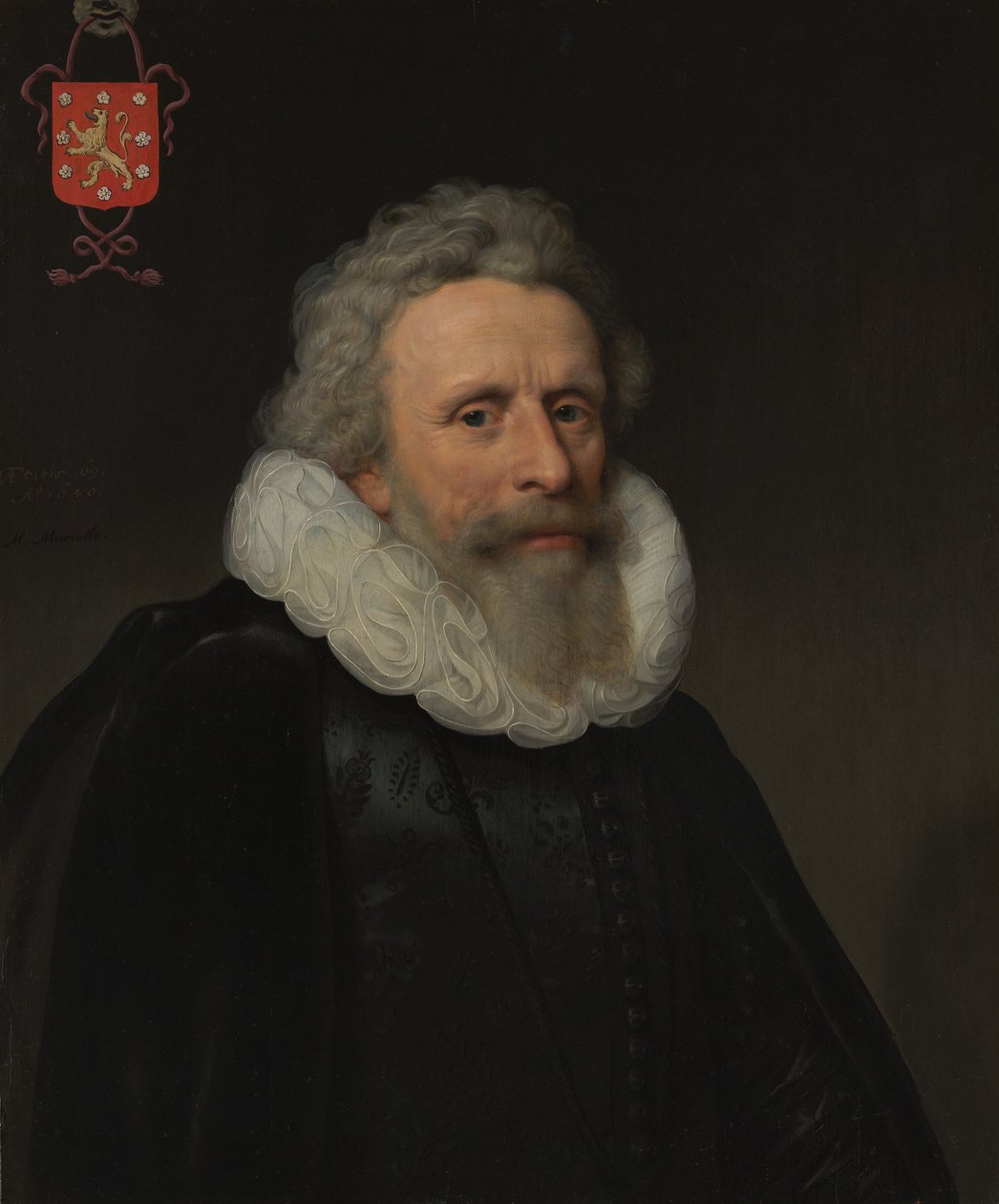 Jacob van Dalen 1570-1644, kalt Vallis, 1640 av Michiel Jansz van Mierevelt