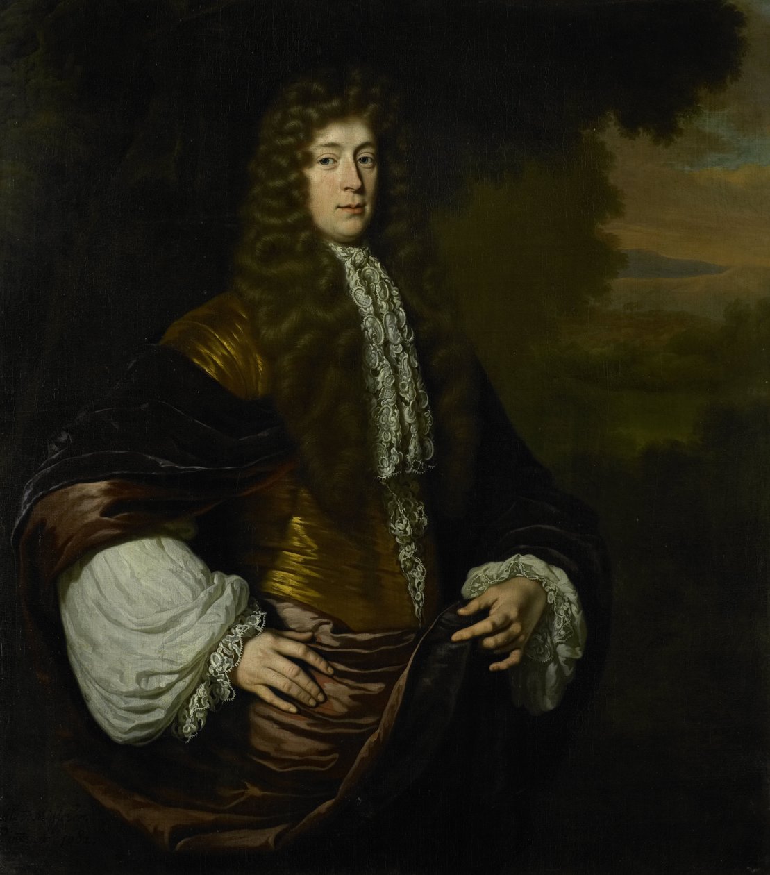 Portrett av Hendrick Bicker (1649 - 1718), borgmester i Amsterdam av Michiel van Musscher