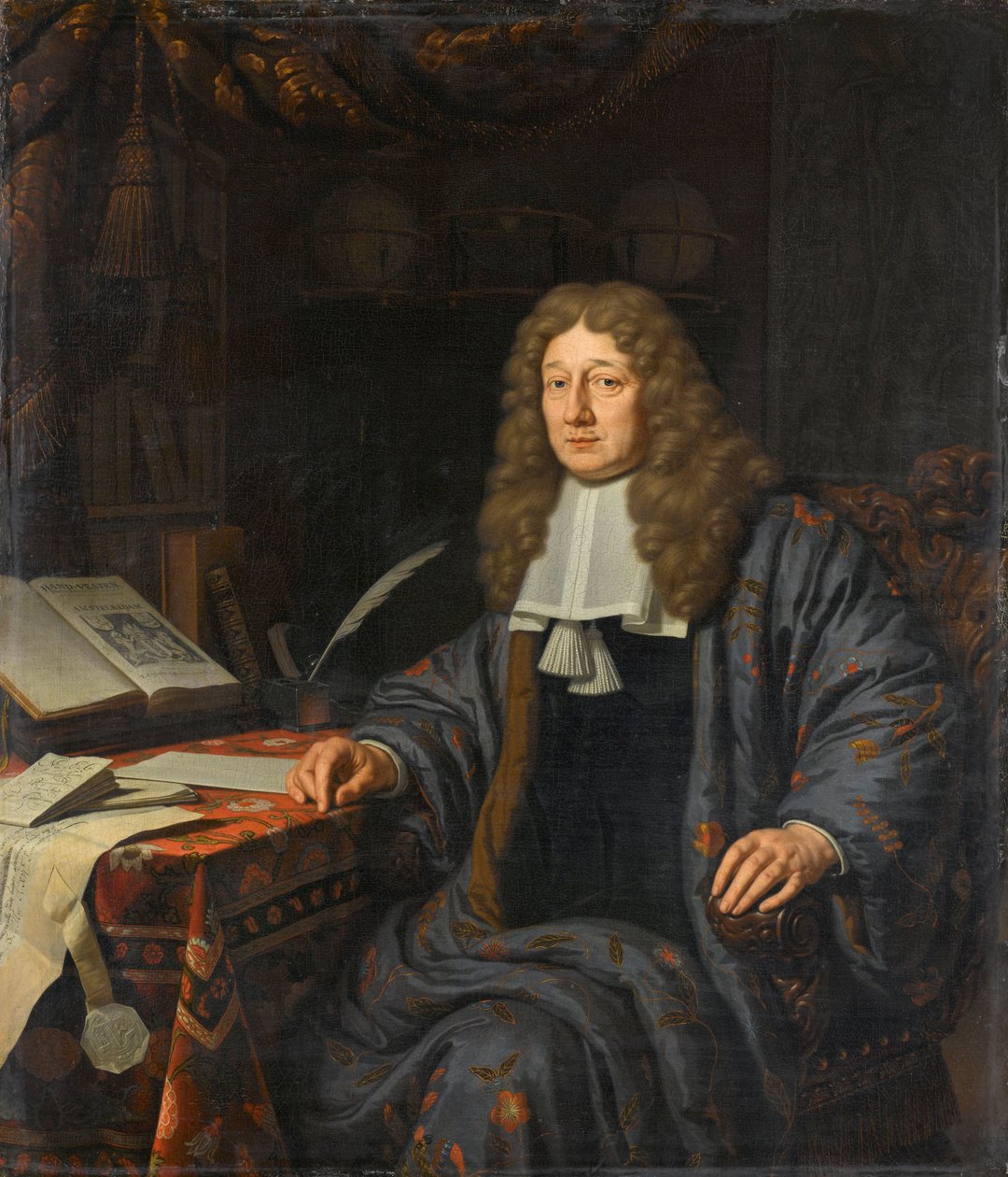Portrett av John Hudde (1628-1704), borgermester i Amsterdam av Michiel van Musscher