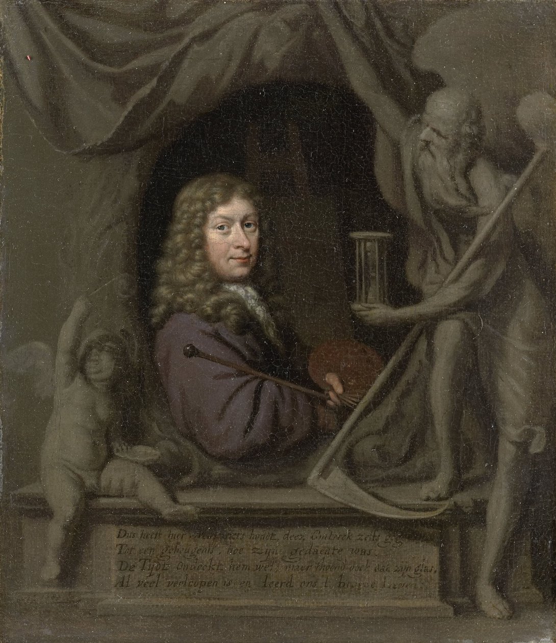 Selvportrett av Michiel van Musscher