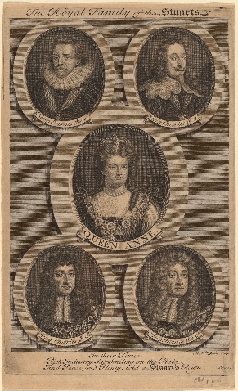 Stuarts kongefamilie av Michiel van der Gucht