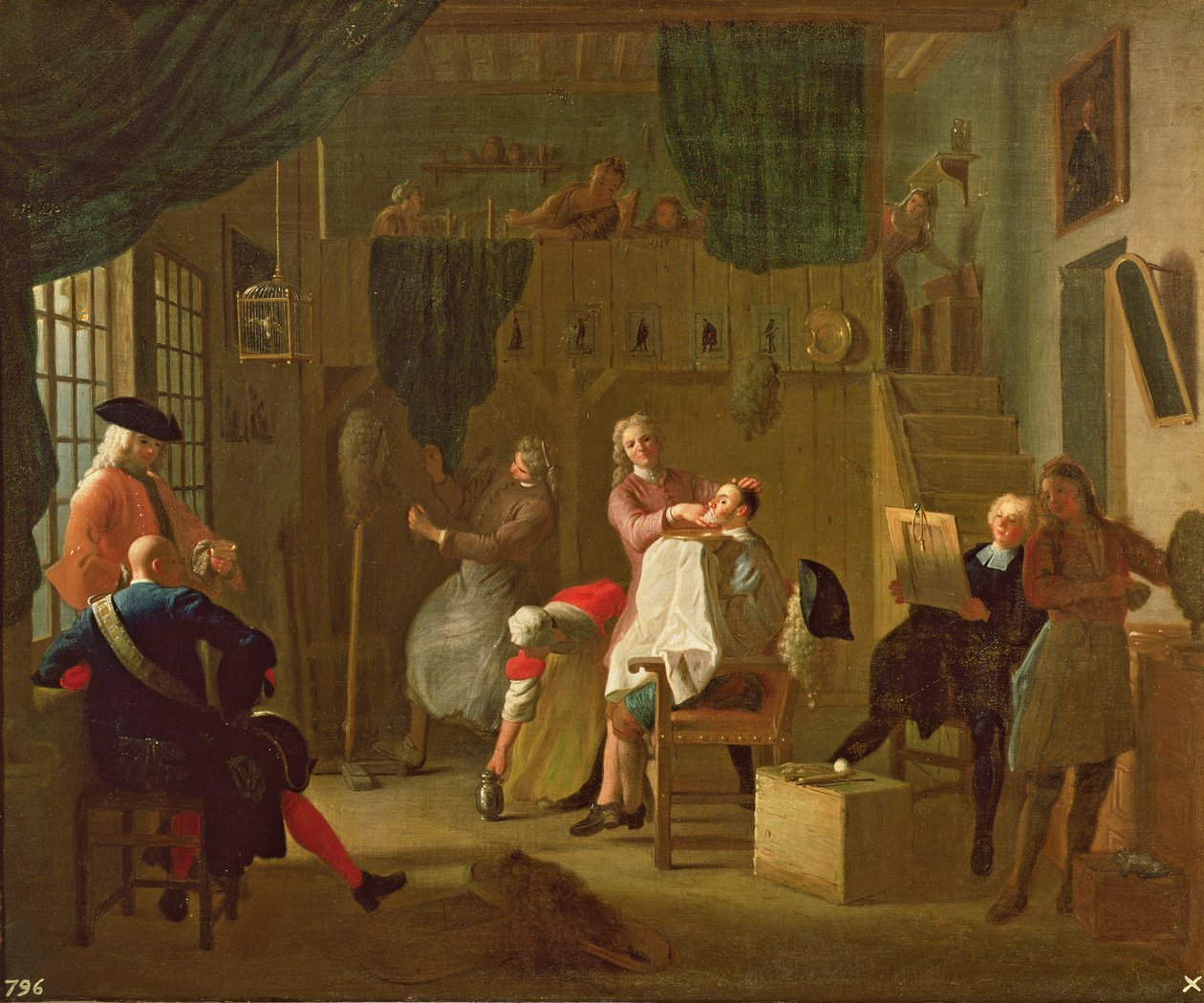 Frisøren av Miguel Angel Houasse
