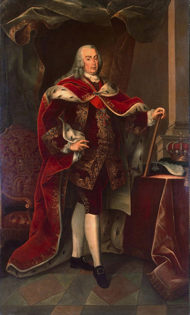 Portrett av Joseph I av Portugal, kjent som reformatoren (1714-1777). Maleri av Miguel Antonio do Amaral, ca 1773. Olje på lerret. Størrelse: 239x143cm. Eremitagemuseet St. Petersburg av Miguel Antonio do Amaral