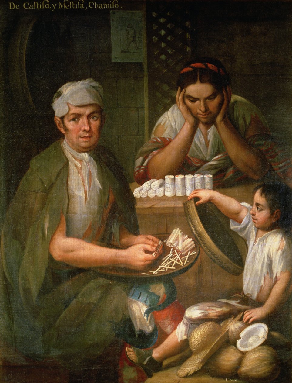 Race (olje på lerret) av Miguel Cabera