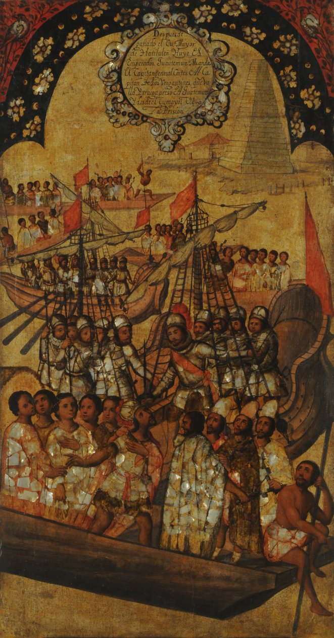Erobringen av Mexico. Tabell XXIII av Miguel Gonzales
