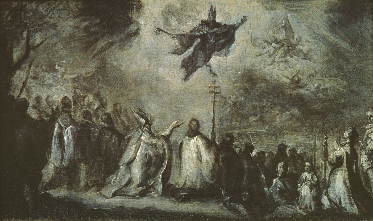 St. Augustins opptreden av Miguel Jacinto Meléndez