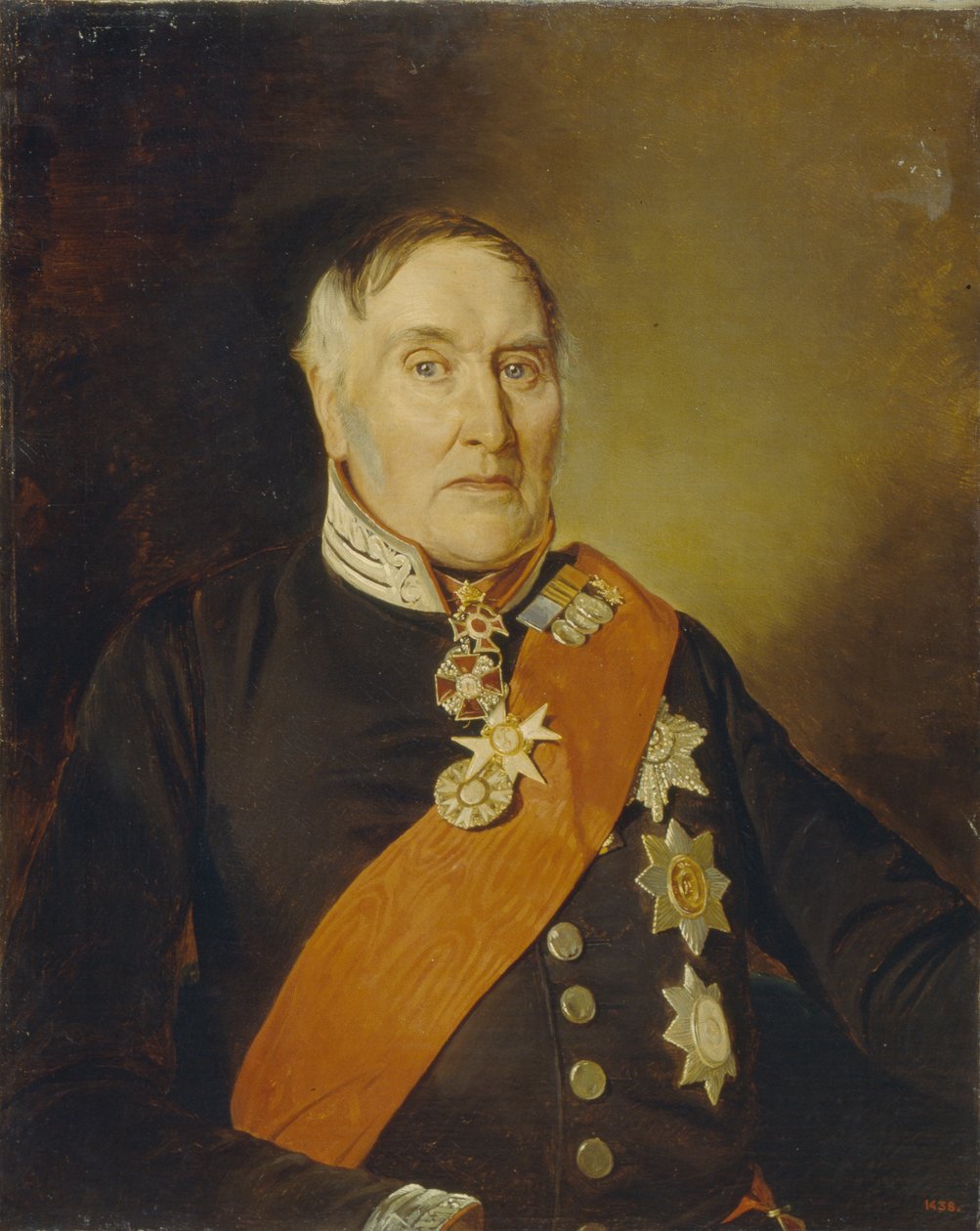 Portrett av Baronet Sir James Wylie 1768-1854 av Mihaly von Zichy