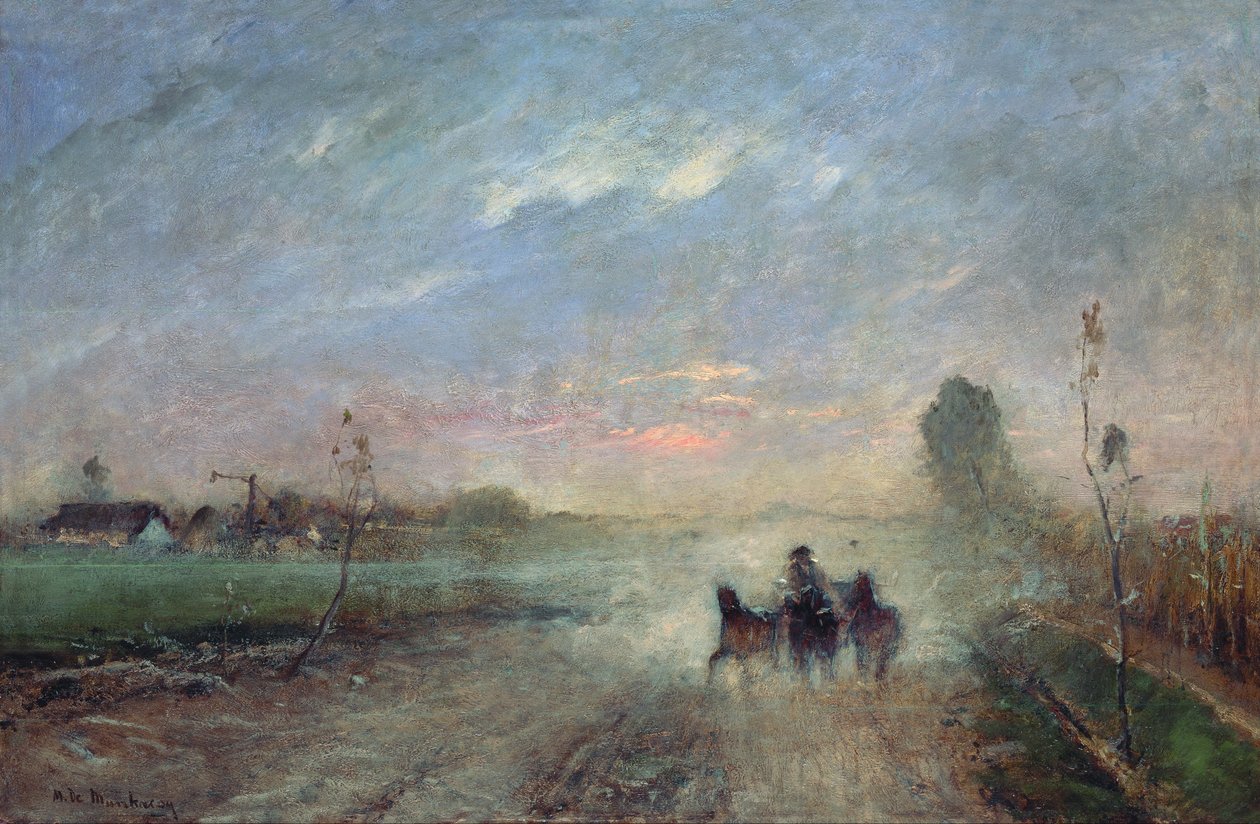 Dusty Road II av Mihály Munkácsy