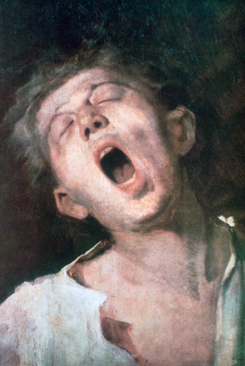 Gjespende lærling, 1868-1869 av Mihály Munkácsy