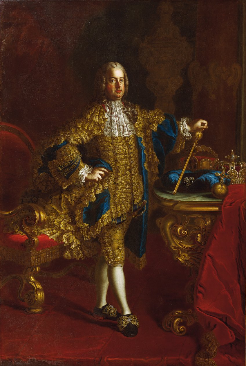 Portrett av keiser Frans I av Østerrike 1708-1765, mellom 1745 og 1765. av Mijtens