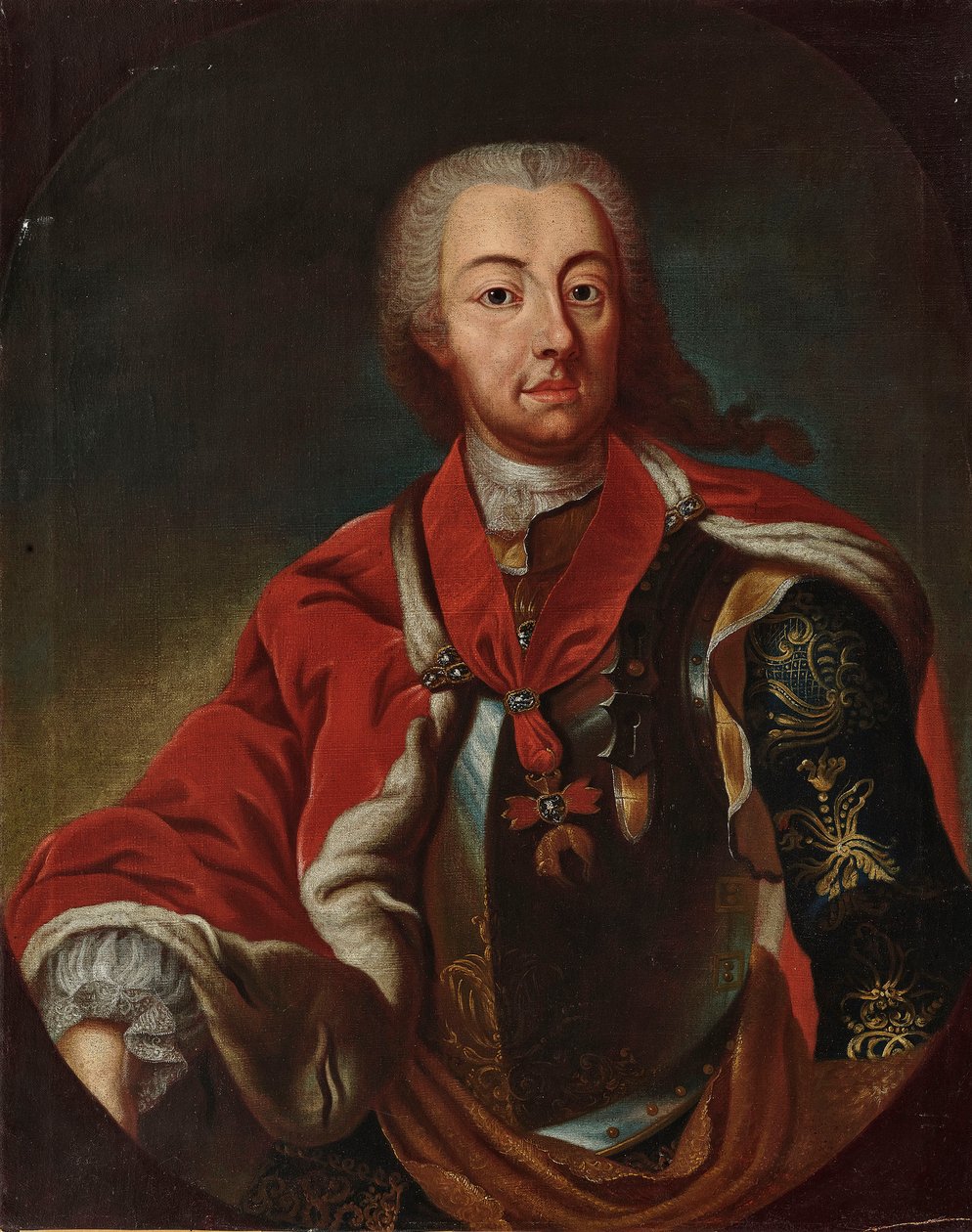 Portrett av prins Charles Alexander av Lorraine 1712-1780. av Mijtens