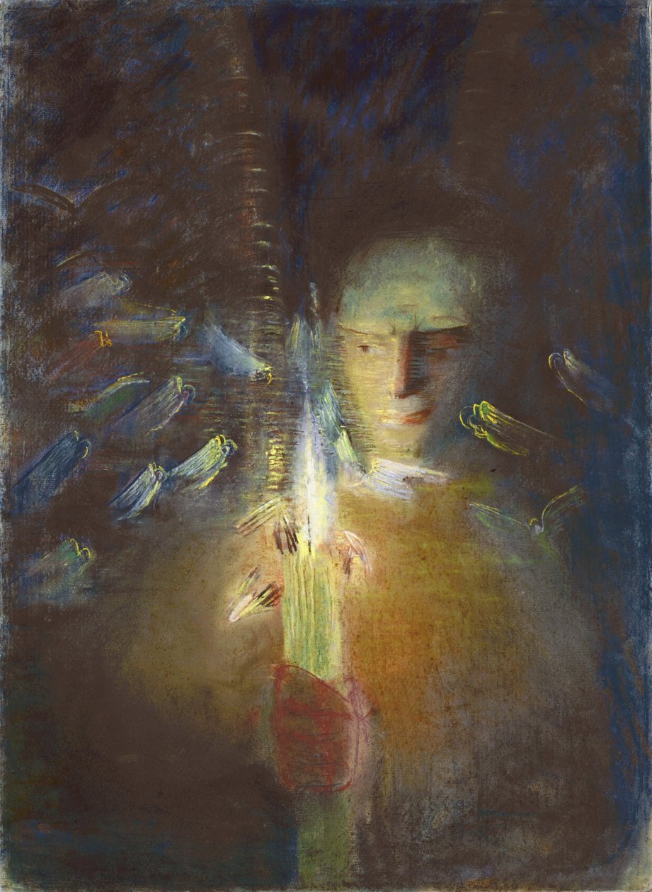 Sannhetens del Ciurlionis, Mikalojus Konstantinas (1875-1911). Pastell på papir, størrelse: 91x66,8 av Mikalojus Konstantinas Čiurlionis