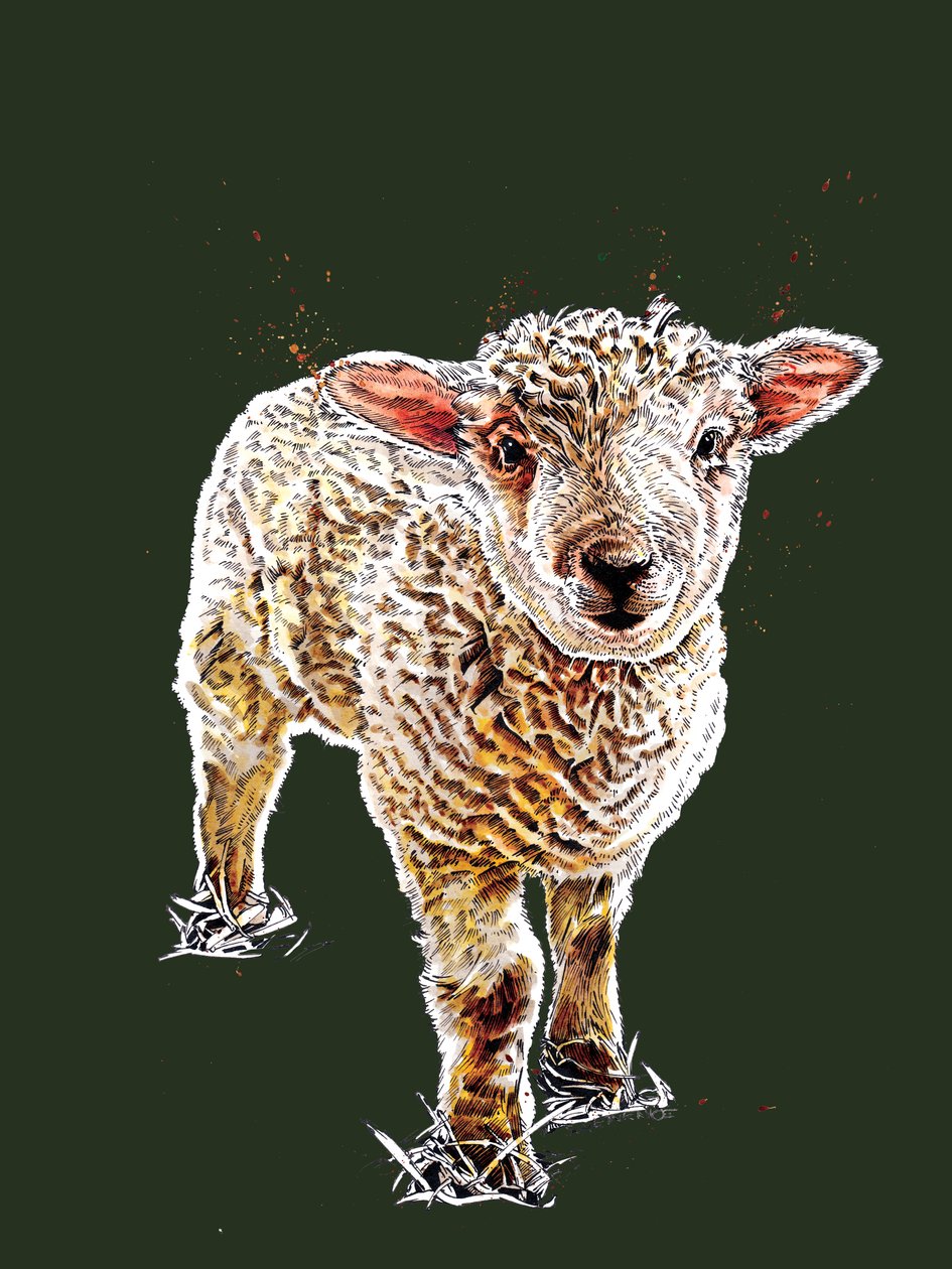 The Lamb on Forest Green, 2020 av Mike Davis