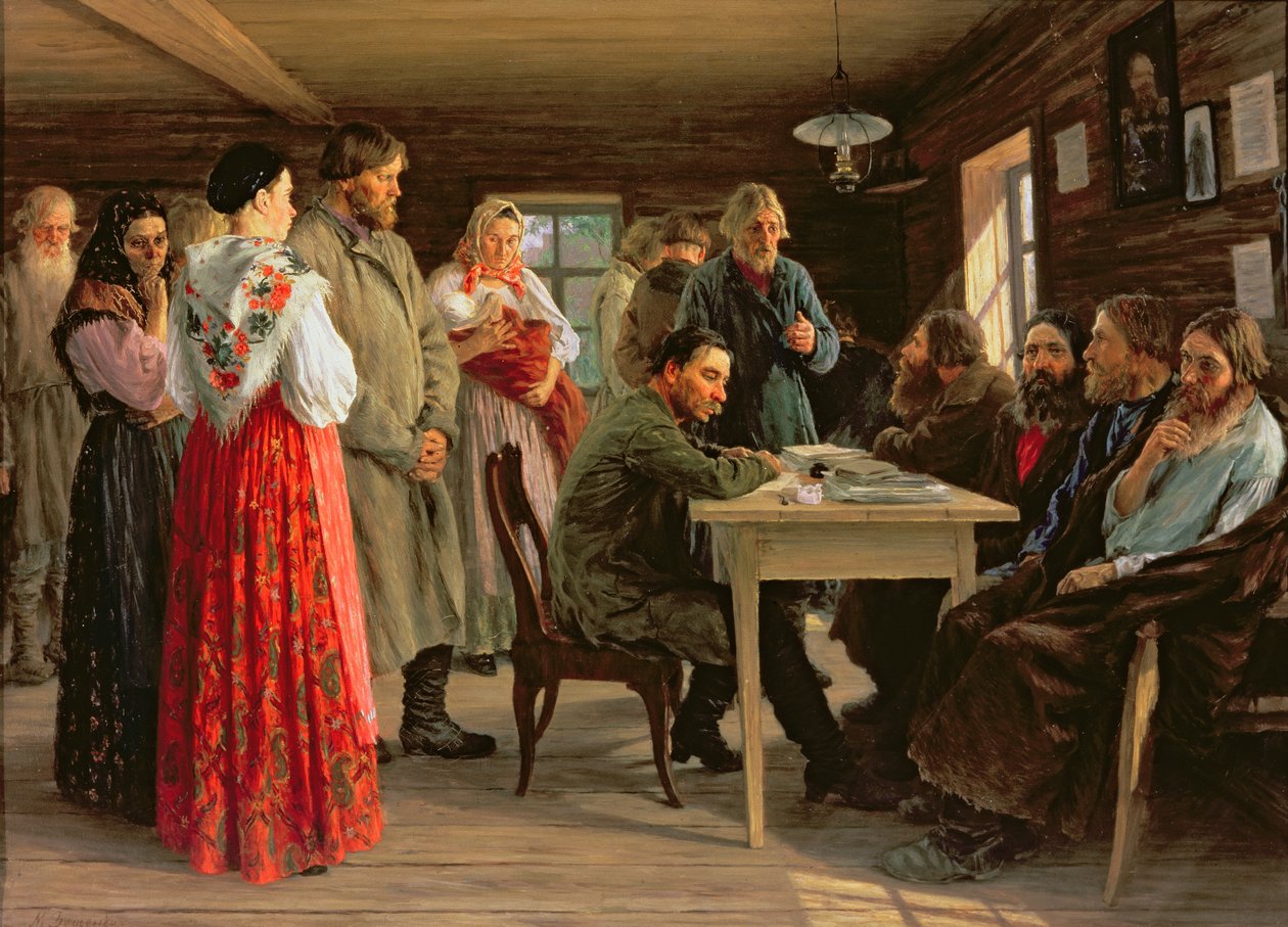 En tingrett, 1888 av Mikhail Ivanovich Zoshchenko