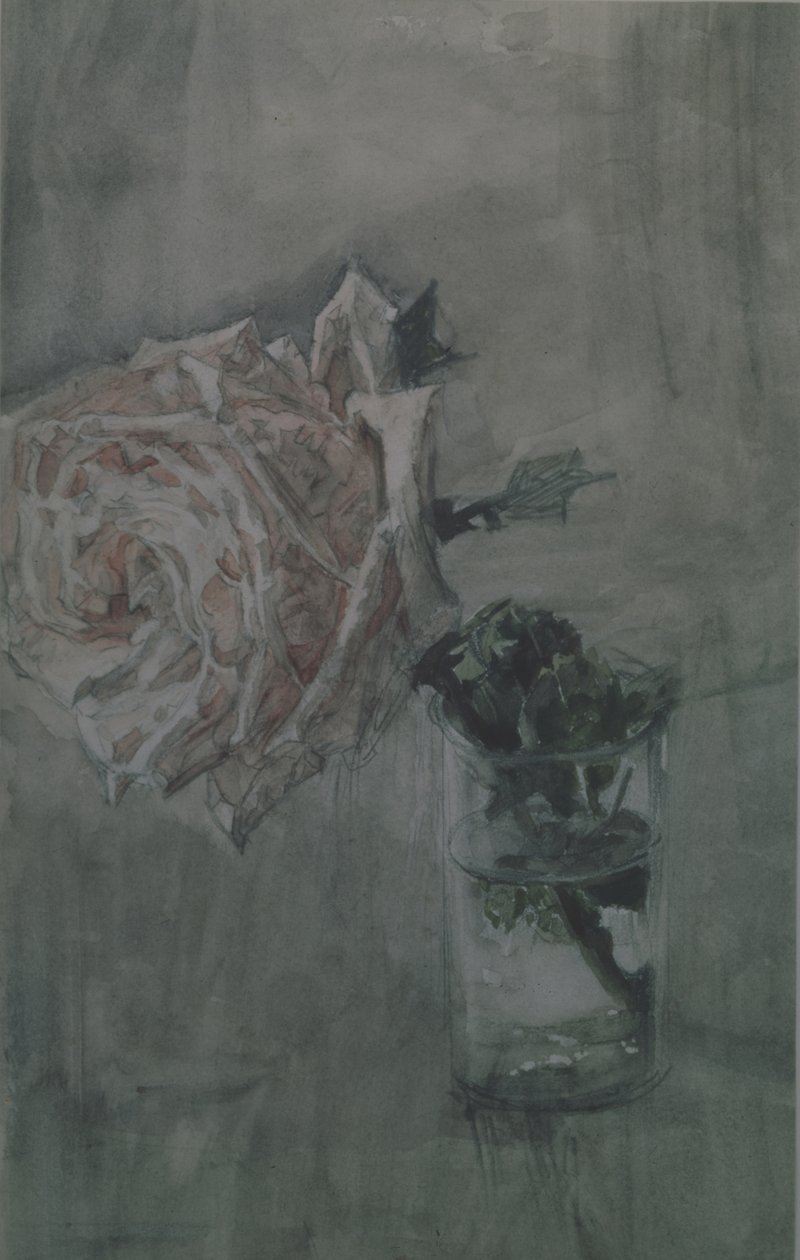 En rose av Mikhail Aleksandrovich Vrubel