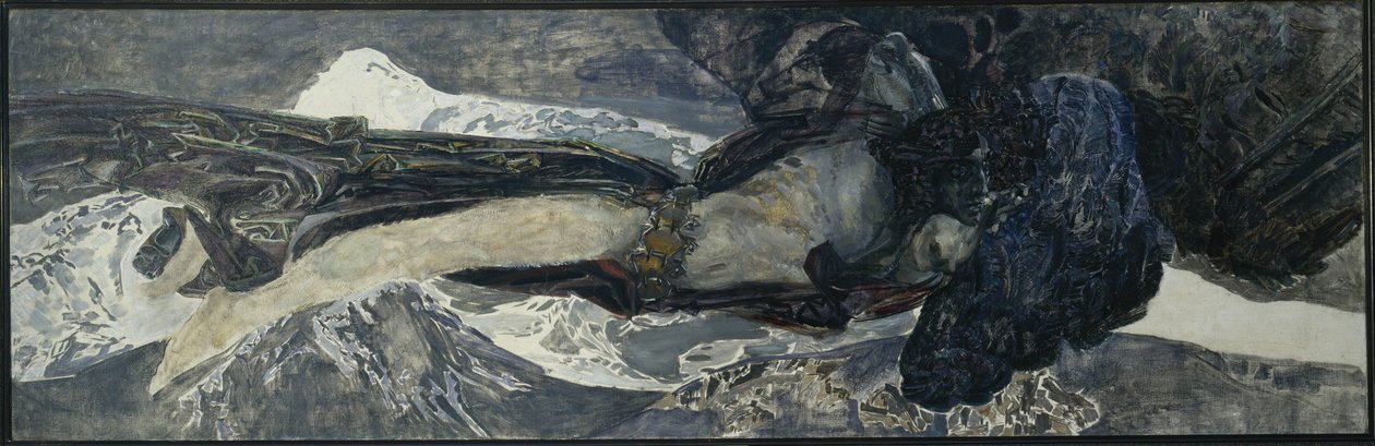 Flyvende demon, 1899 av Mikhail Aleksandrovich Vrubel