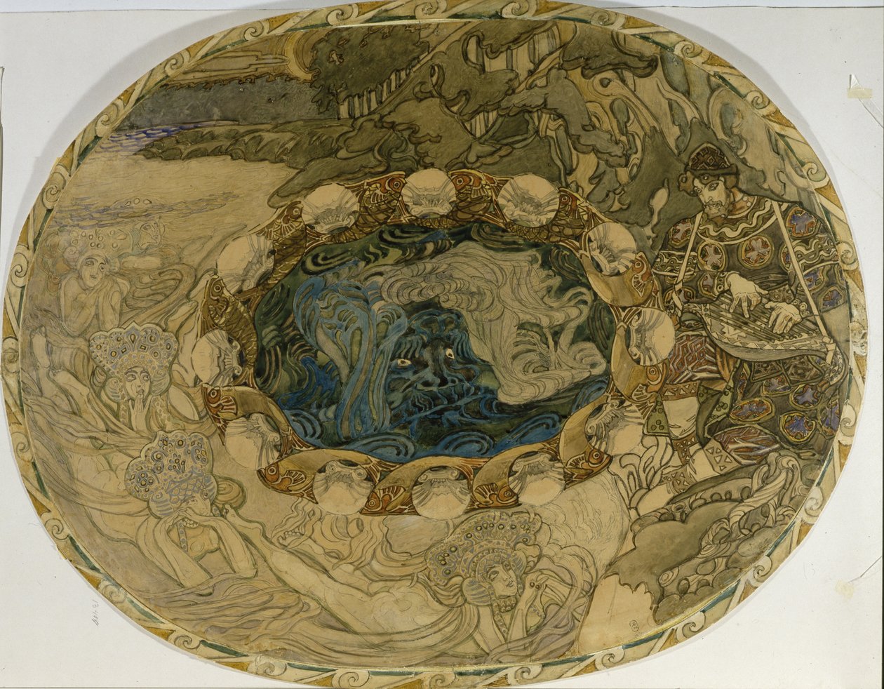 Sadko, 1899-1900 av Mikhail Aleksandrovich Vrubel