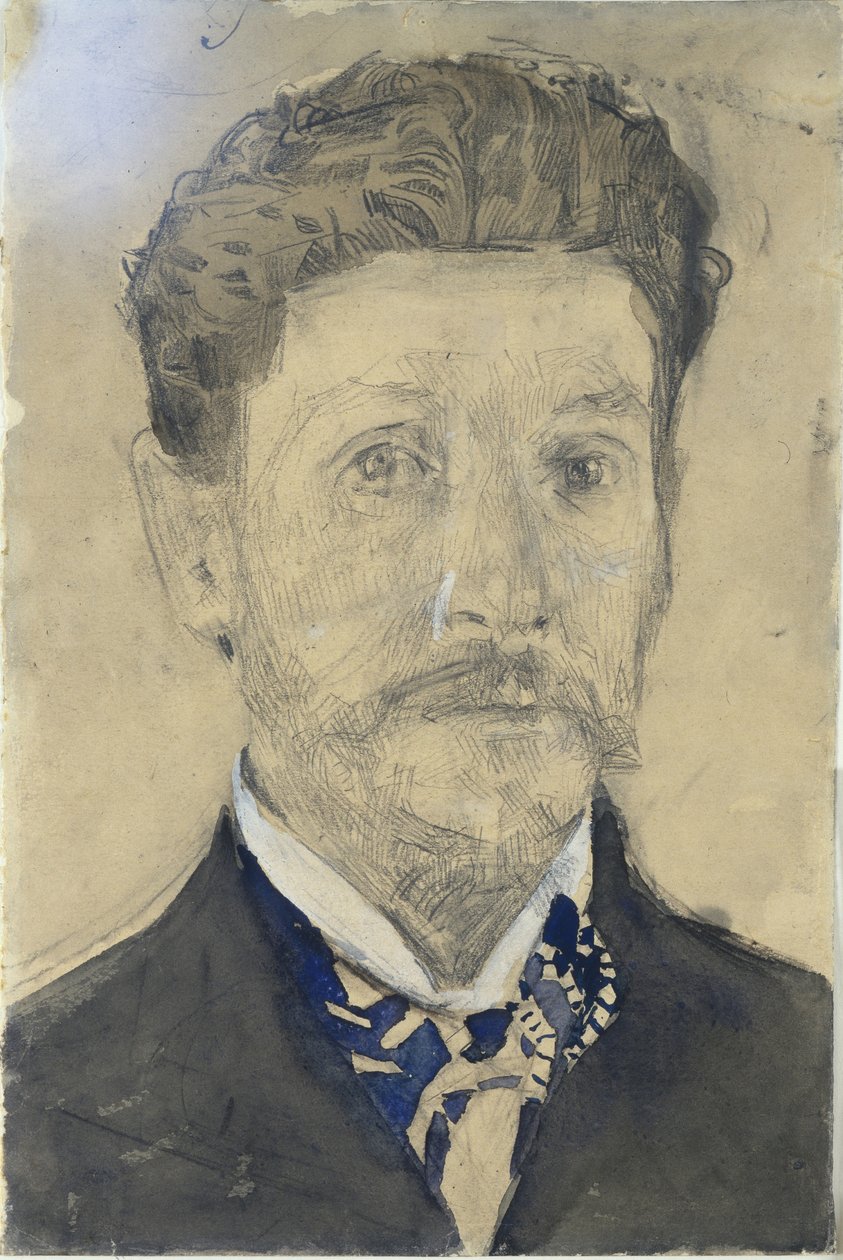 Selvportrett, 1904-1905 av Mikhail Aleksandrovich Vrubel