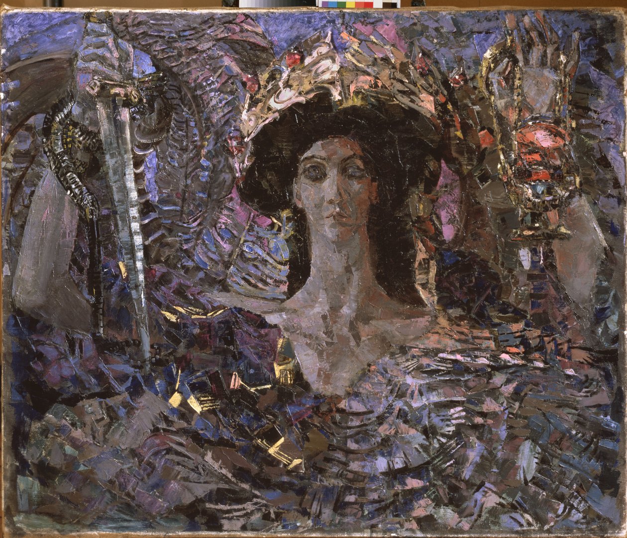 Seksvingede serafim (Azrael) 1904 av Mikhail Aleksandrovich Vrubel