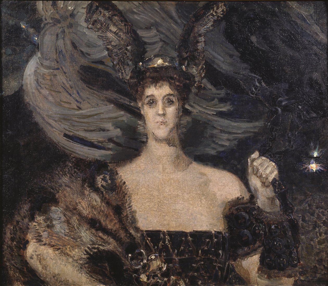 Valkyrien. Portrett av kunstneren og skytshelgen grevinne Maria Tenisheva 1867-1928, 1899 av Mikhail Aleksandrovich Vrubel