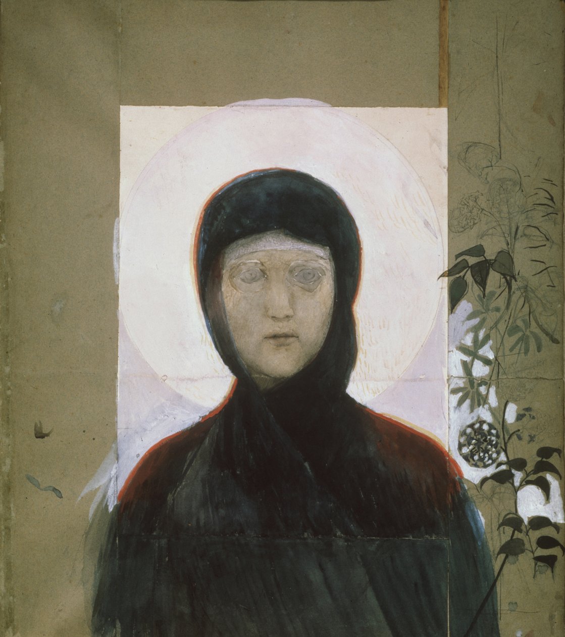 Jomfruen, 1884-1885 av Mikhail Aleksandrovich Vrubel