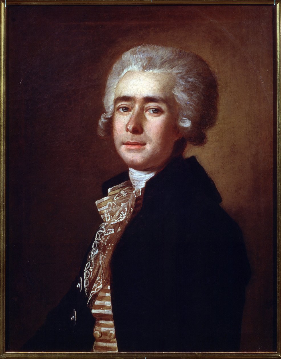 Portrett av komponisten Dmytro Bortniansky (1751-1825) (Portrett av komponisten Dmitry Bortniansky). Maleri av Mikhail Ivanovich Belsky (1753-1794). Olje på lerret, 65,7 x 52,3 cm av Mikhail Ivanovich Belsky