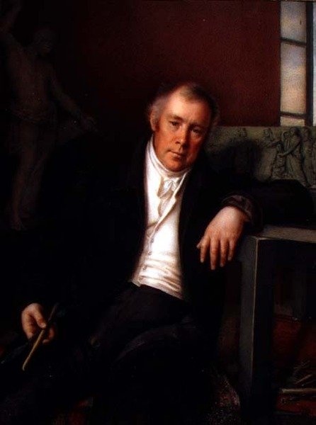 Portrett av Vasili Ivanovich Demut-Malinovsky (1779-1846) 1830 (akvarell og gouache på papir) av Mikhail Ivanovich Terebenev