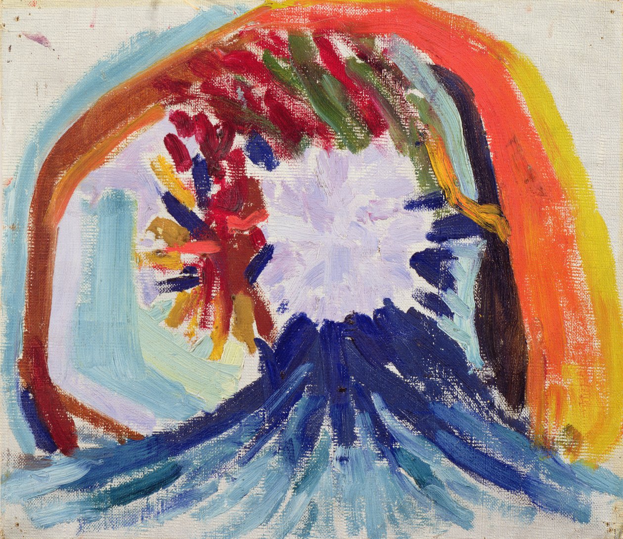 Color in Movement ca. 1920 (olje på lerret) av Mikhail Vasilievich Matyushin