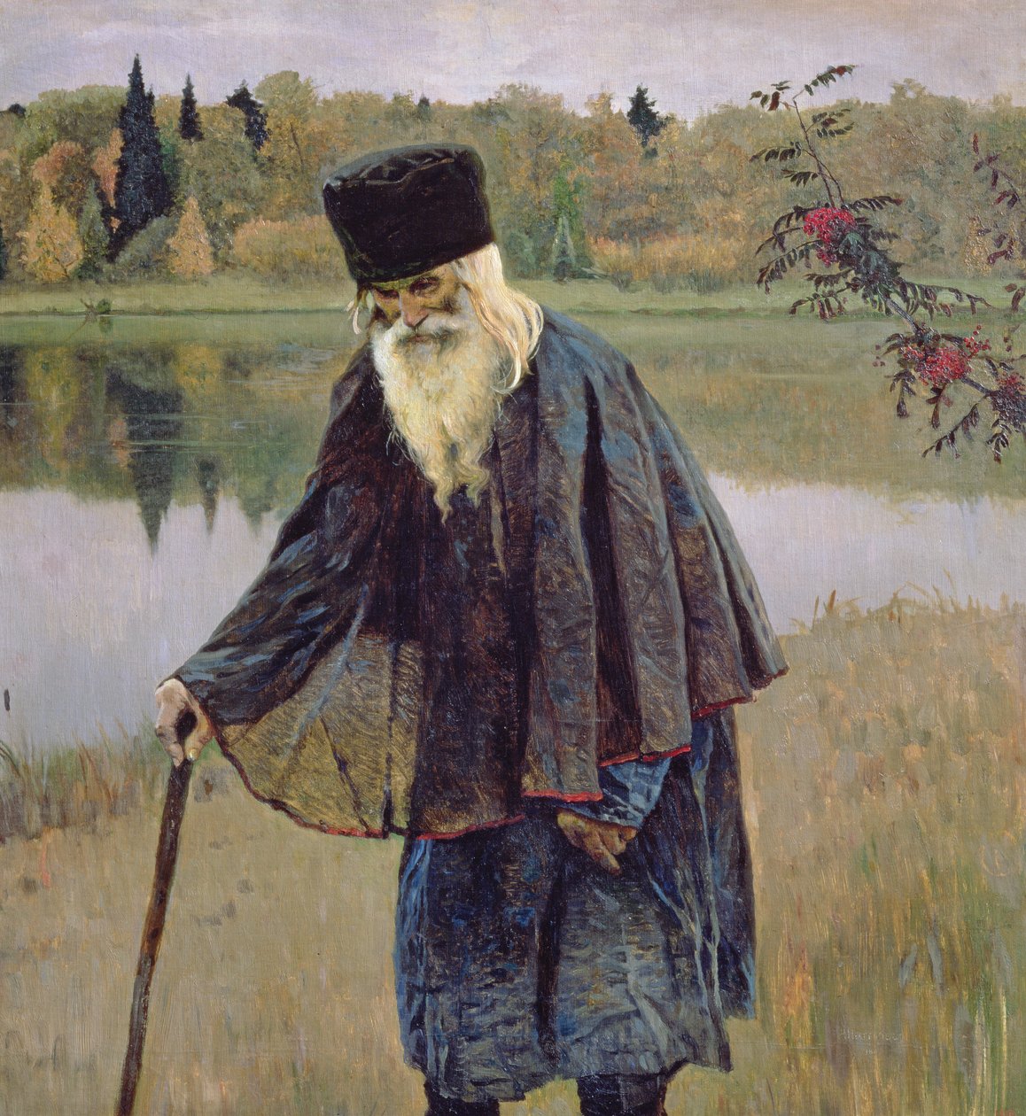 Eremitten, 1888 av Mikhail Vasilievich Nesterov