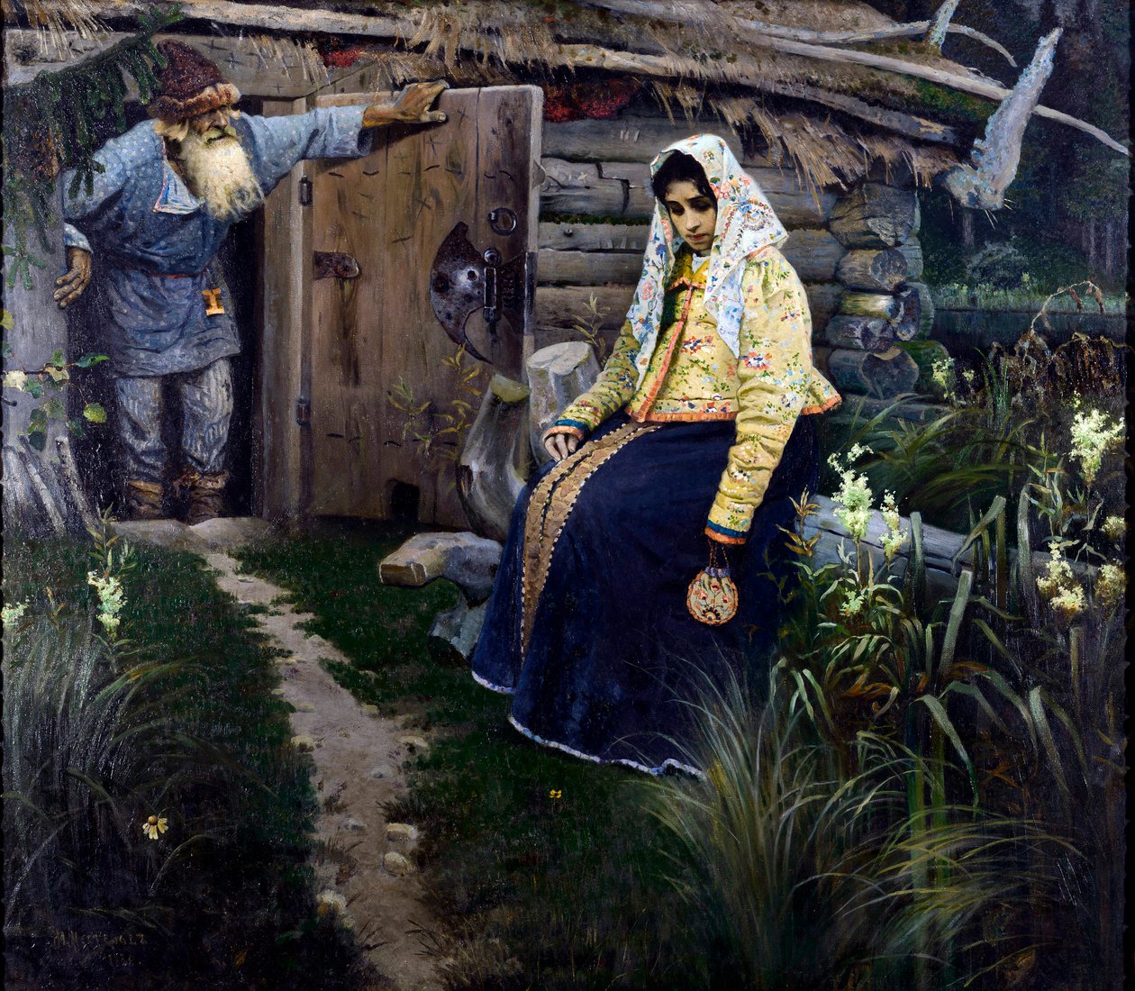 The Love Potion av Nesterov, Mikhail Vasilievich (1862-1942) av Mikhail Vasilievich Nesterov