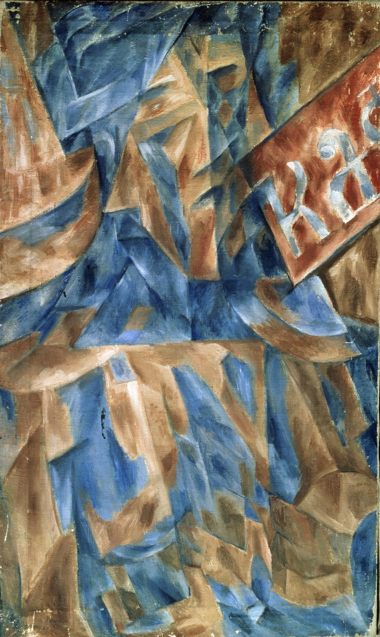 Dame på kafé, 1910-tallet av Mikhail Vasilyevich Le Dantyu
