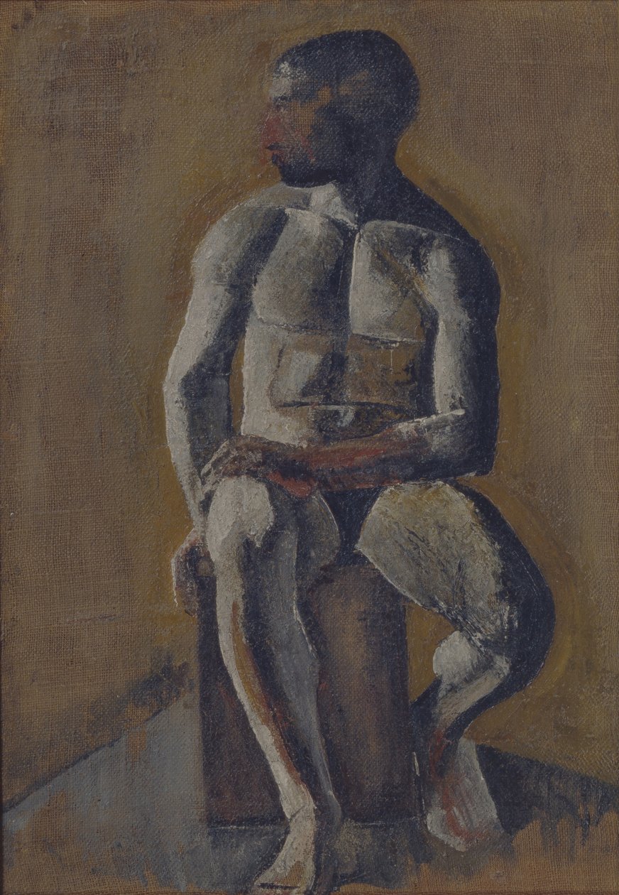 Portrett av Kirill Zdanevich 1892-1969, 1910-tallet av Mikhail Vasilyevich Le Dantyu