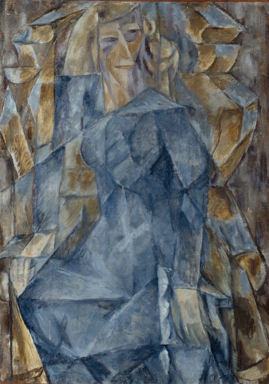 Portrett av en kvinne, 1910-tallet av Mikhail Vasilyevich Le Dantyu