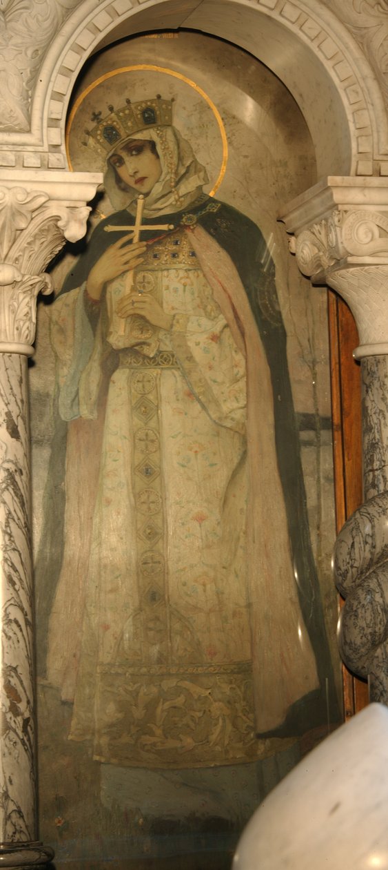 Saint Olga, prinsesse av Kiev, 1885-1896 av Mikhail Vasilievich Nesterov