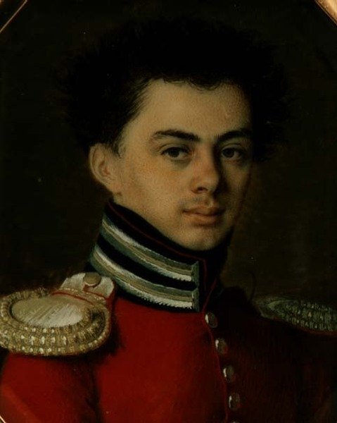 Portrett av Nikolai Shepelev (f.1798) av Mikhail Zatsepin