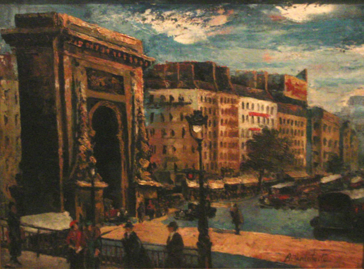 Paris Landscapen, Porte Saint-Denisn: n av Mikheil Bilanishvili