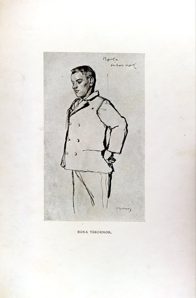 Illustrasjon i Ferenc Molnár- Paul Street Boys av Miklós Vadász