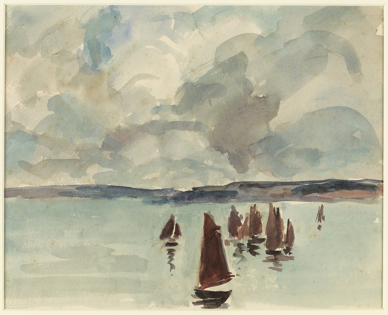 Pinasses, Arcachon Bay, ca. 1928 av Mildred Bendall
