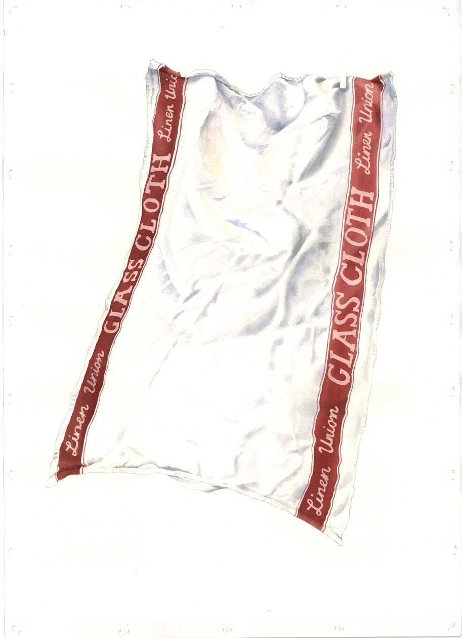 Glassklut, 2004 (wc på papir) av Miles Contemporary Artist Thistlethwaite