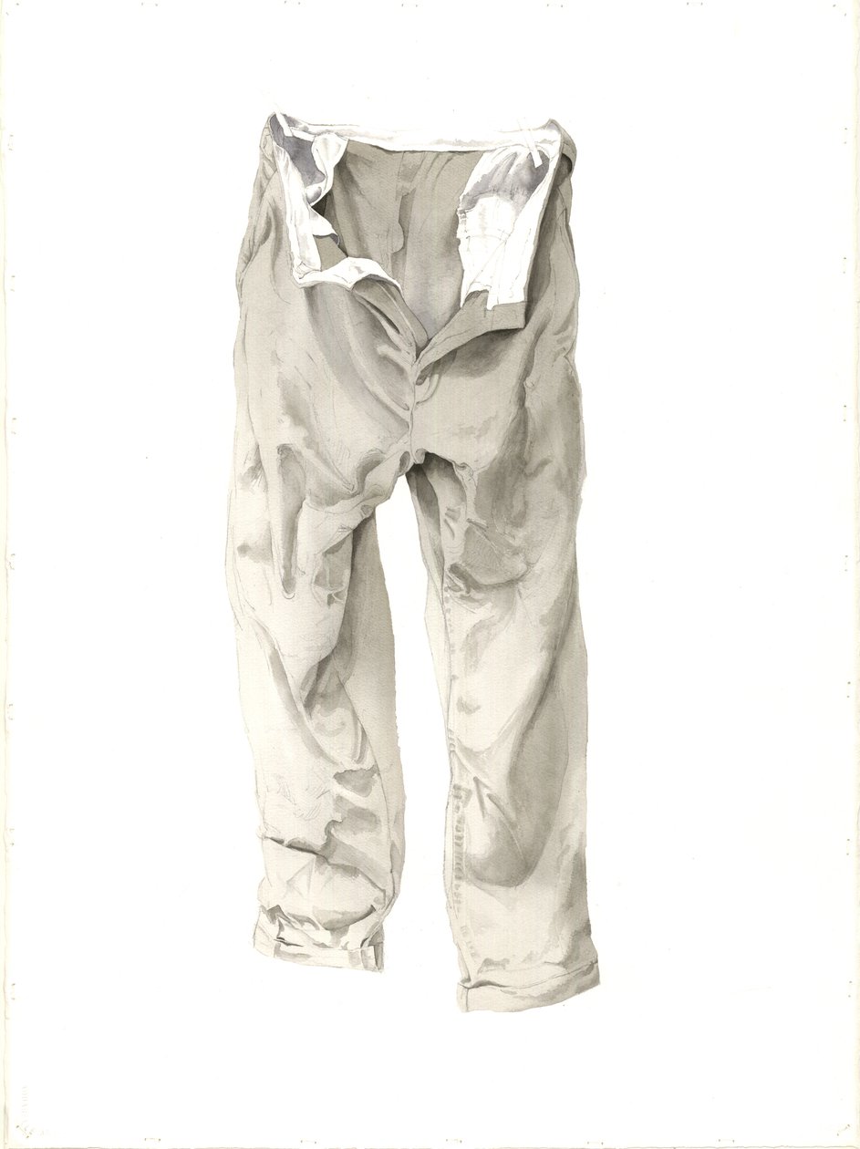 Shabby Trousers, 2003 (wc på papir) av Miles Contemporary Artist Thistlethwaite