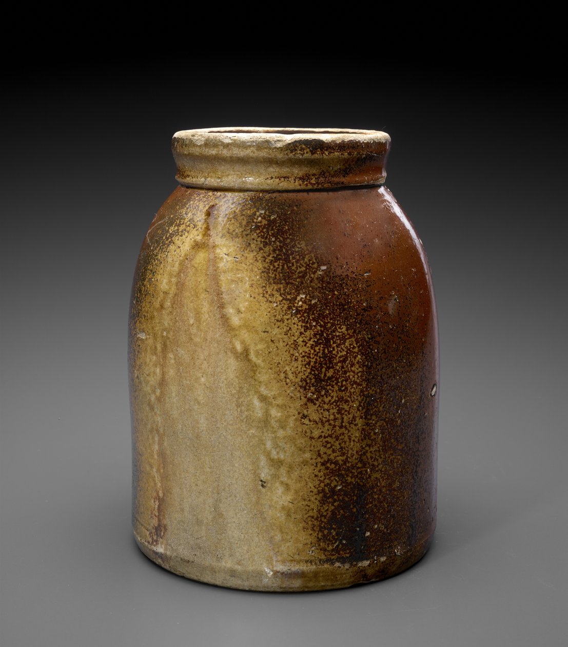 Jar, c. 1881-1892 (slipglasert steintøy) av Milton Russell (attr.to) Stoker