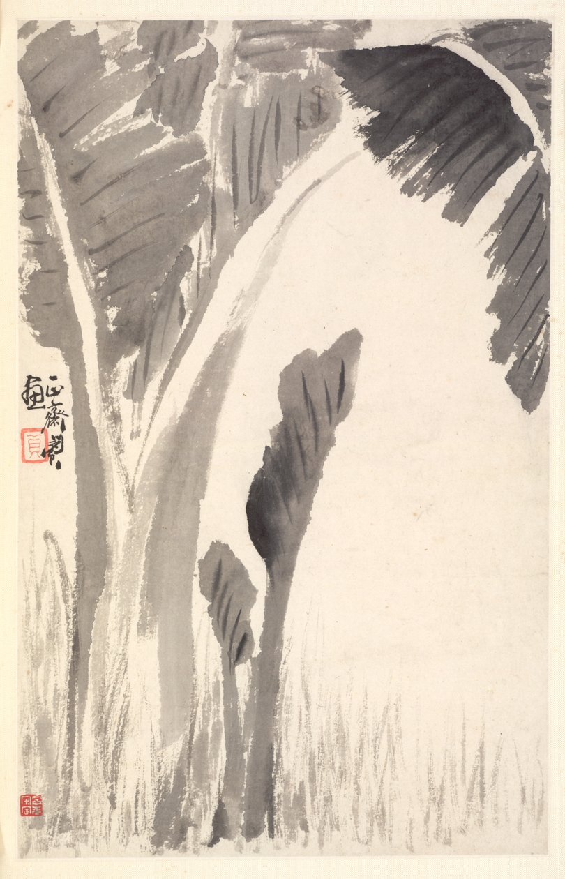 Bananplanter, 1788. av Min Zhen